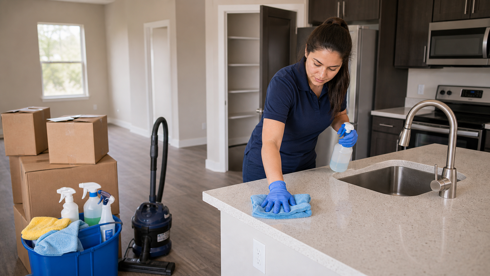 Move-in & Move-out Cleaning for homeowners, renters, and property managers in Texas City, focused on cleaner spaces, practical scheduling, and a clear service scope in Texas City