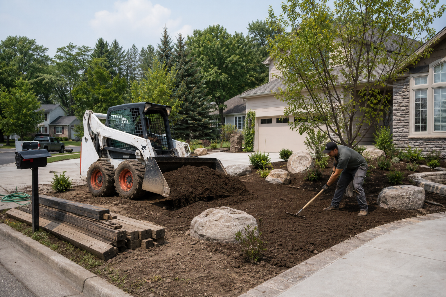 Planting & Mulch Huntington Beach