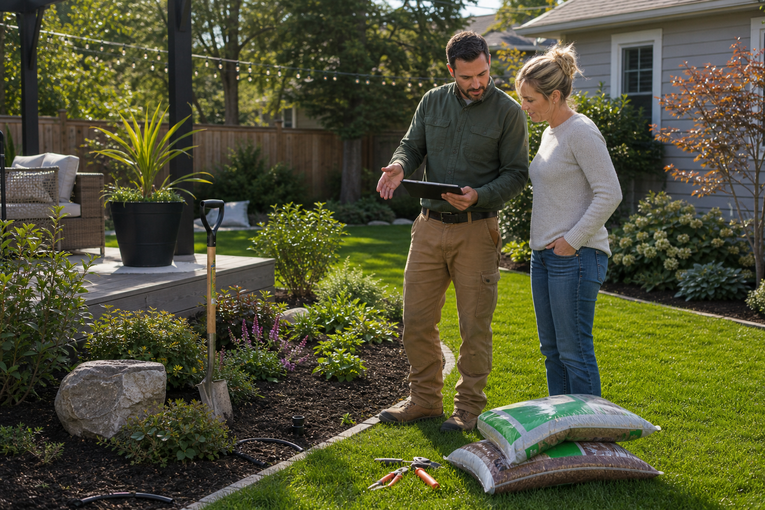 Planting & Mulch 